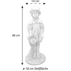 Gartendekoparadies Belle|Figures & Statues-Elfe magique avec belle rose
