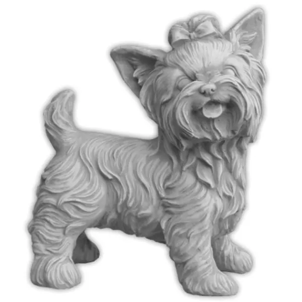 Gartendekoparadies Animaux-Ensemble : deux Yorkshire Terriers