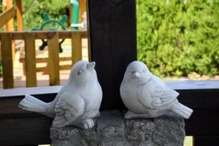 Gartendekoparadies Animaux-Ensemble avec deux oiseaux