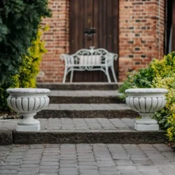 Gartendekoparadies Jardinières-Ensemble décoratif avec vases à plantes