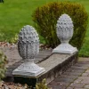 Gartendekoparadies Belle-Ensemble de deux grosses pommes de pin