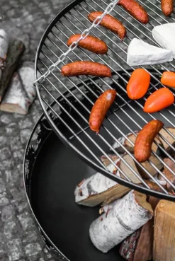 Gartendekoparadies Bols À Feu & Poêles De Jardin-Ensemble des chaînes et mousquetons pour une grille de barbecue