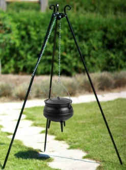 Gartendekoparadies Bols À Feu & Poêles De Jardin-Ensemble des chaînes et mousquetons pour une grille de barbecue