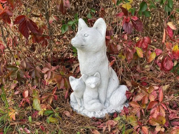 Gartendekoparadies Animaux-famille de renard