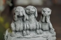 Gartendekoparadies Animaux-Famille de suricates dit : Bienvenue