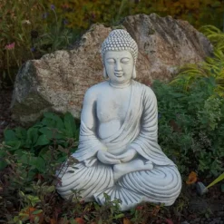 Gartendekoparadies Bouddhas-Figure de Bouddha : symbole de la sagesse extrême-orientale