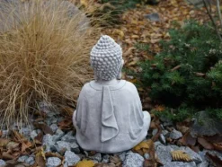 Gartendekoparadies Bouddhas-Figure de Bouddha avec grand bol
