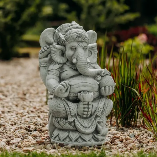 Gartendekoparadies Figures & Statues|Bouddhas-Figure du divin Ganesha