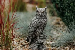 Gartendekoparadies Animaux-Figurine chouette antique
