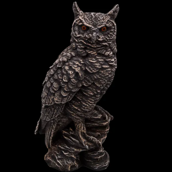 Gartendekoparadies Animaux-Figurine chouette antique