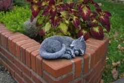 Gartendekoparadies Animaux-Figurine de chat ancienne