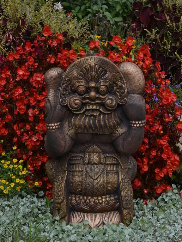 Gartendekoparadies Figures & Statues|Bouddhas-Figurine en pierre du divin Ganesha