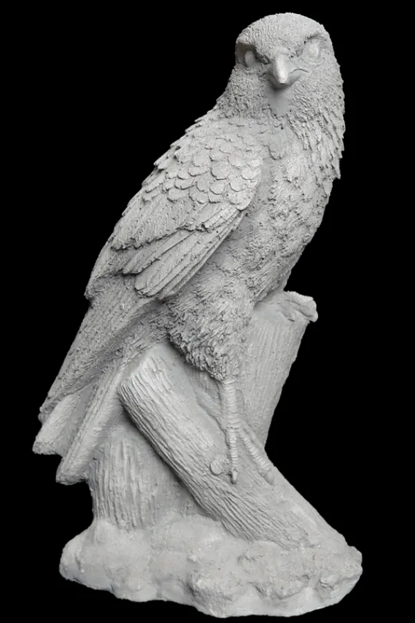 Gartendekoparadies Animaux-Figurine massive de faucon