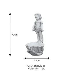 Gartendekoparadies Belle|Figures & Statues-Fille avec une jardinière