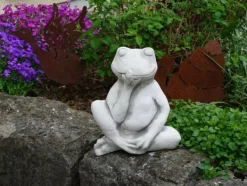 Gartendekoparadies Animaux-Flips – la grenouille réfléchie