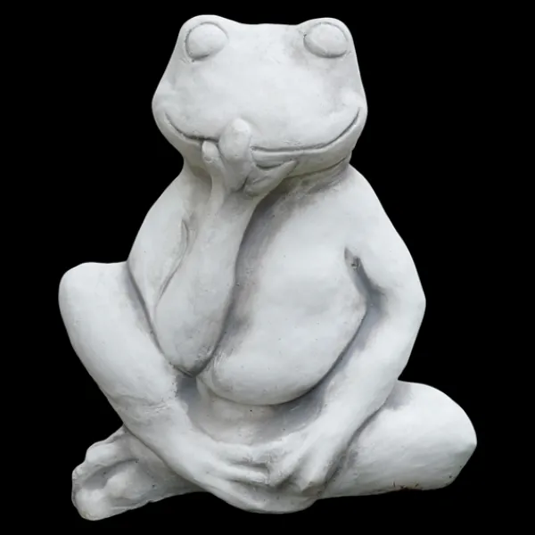 Gartendekoparadies Animaux-Flips – la grenouille réfléchie