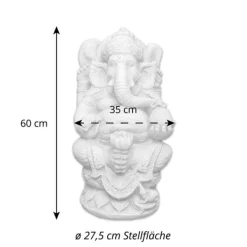 Gartendekoparadies Figures & Statues|Bouddhas-Ganesha : le divin en relief noir