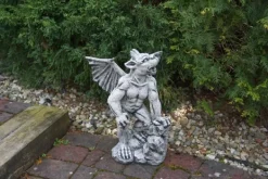 Gartendekoparadies Gargouilles-Gargouille avec des ailes