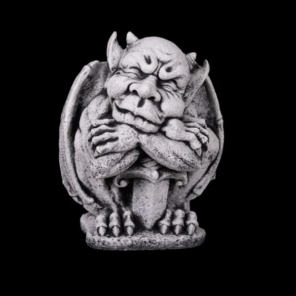 Gartendekoparadies Gargouilles-Gargoyle with Sword