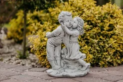 Gartendekoparadies Enfants & Anges-Garçon et fille - intimement familiers