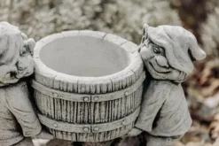 Gartendekoparadies Gnome-Gnome drôle avec jardinière