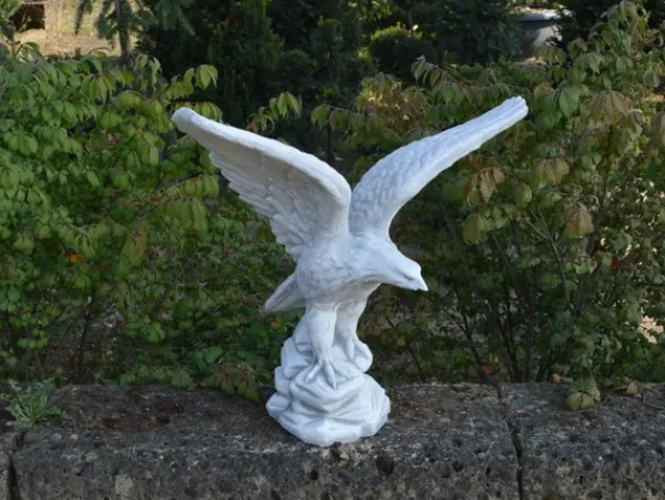 Gartendekoparadies Animaux-Grand aigle tourné vers la gauche