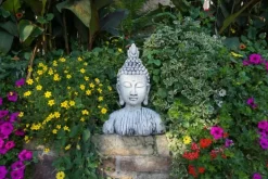 Gartendekoparadies Bouddhas-Grand buste de Bouddha