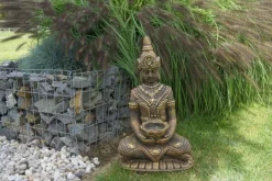 Gartendekoparadies Bouddhas-Grand garde du temple avec coloration exclusive