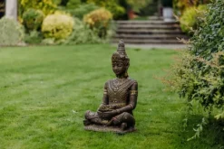 Gartendekoparadies Bouddhas-Grand garde du temple avec coloration exclusive