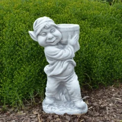 Gartendekoparadies Gnome-Grand gnome avec jardinière