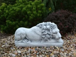 Gartendekoparadies Animaux-Grand lion couché