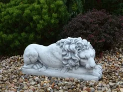 Gartendekoparadies Animaux-Grand lion couché