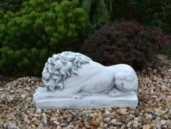 Gartendekoparadies Animaux-Grand lion couché