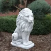 Gartendekoparadies Animaux-Grand lion Leo regardant droit
