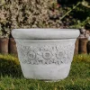 Gartendekoparadies Jardinières-Grand pot de fleurs avec motif tournesol
