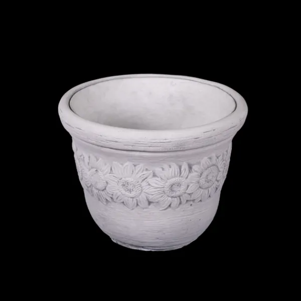 Gartendekoparadies Jardinières-Grand pot de fleurs avec motif tournesol