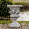 Gartendekoparadies Jardinières-Grand vase à plantes à tête de lion