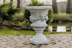 Gartendekoparadies Jardinières-Grand vase à plantes à tête de lion