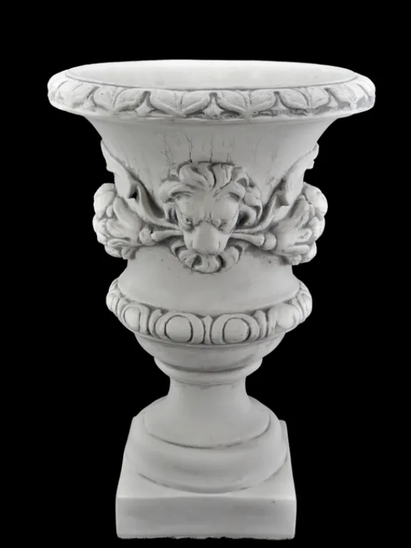 Gartendekoparadies Jardinières-Grand vase à plantes à tête de lion