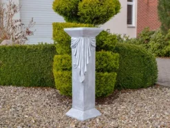 Gartendekoparadies Belle|Colonnes & Socles-Grande base 30 x 30 cm avec designer motif