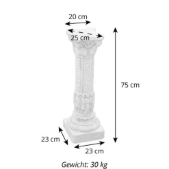 Gartendekoparadies Colonnes & Socles-Grande colonne de style gréco-romain