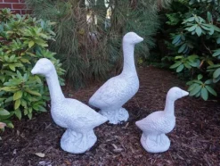 Gartendekoparadies Animaux-Grande famille d'oie
