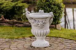 Gartendekoparadies Jardinières-Grande jardinière à motif de roses