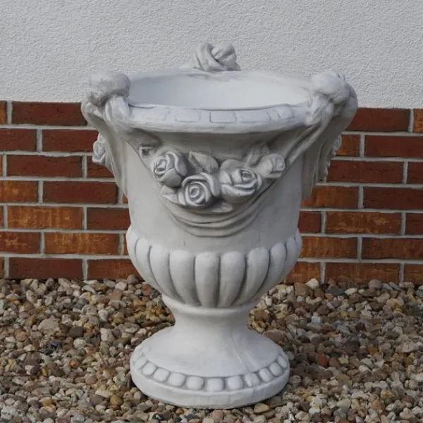 Gartendekoparadies Jardinières-Grande jardinière à motif de roses