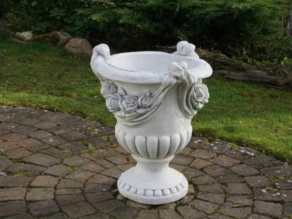 Gartendekoparadies Jardinières-Grande jardinière à motif de roses