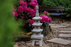 Gartendekoparadies Lanternes En Pierre-Grande pagode japonaise en pierre