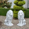 Gartendekoparadies Animaux-Grande paire de lions Lion