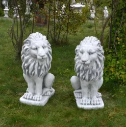 Gartendekoparadies Animaux-Grande paire de lions Lion