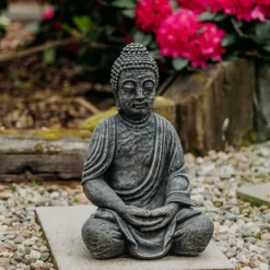 Gartendekoparadies Bouddhas-Grande statue de Bouddha de style antique