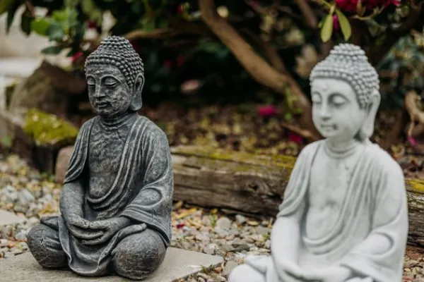 Gartendekoparadies Bouddhas-Grande statue de Bouddha de style antique